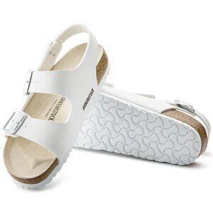NWOB Birkenstock Milano Birko-Flor in White, Size 38/7-7.5 *read*